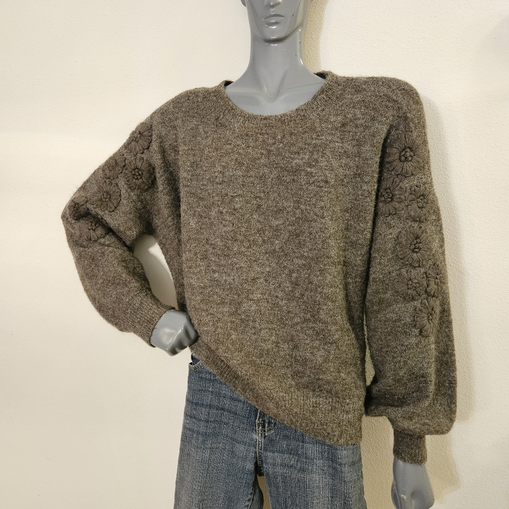 Sweater Nordstrom Boundless North Dark Gray Heather Sz Large - Picture 9 of 9